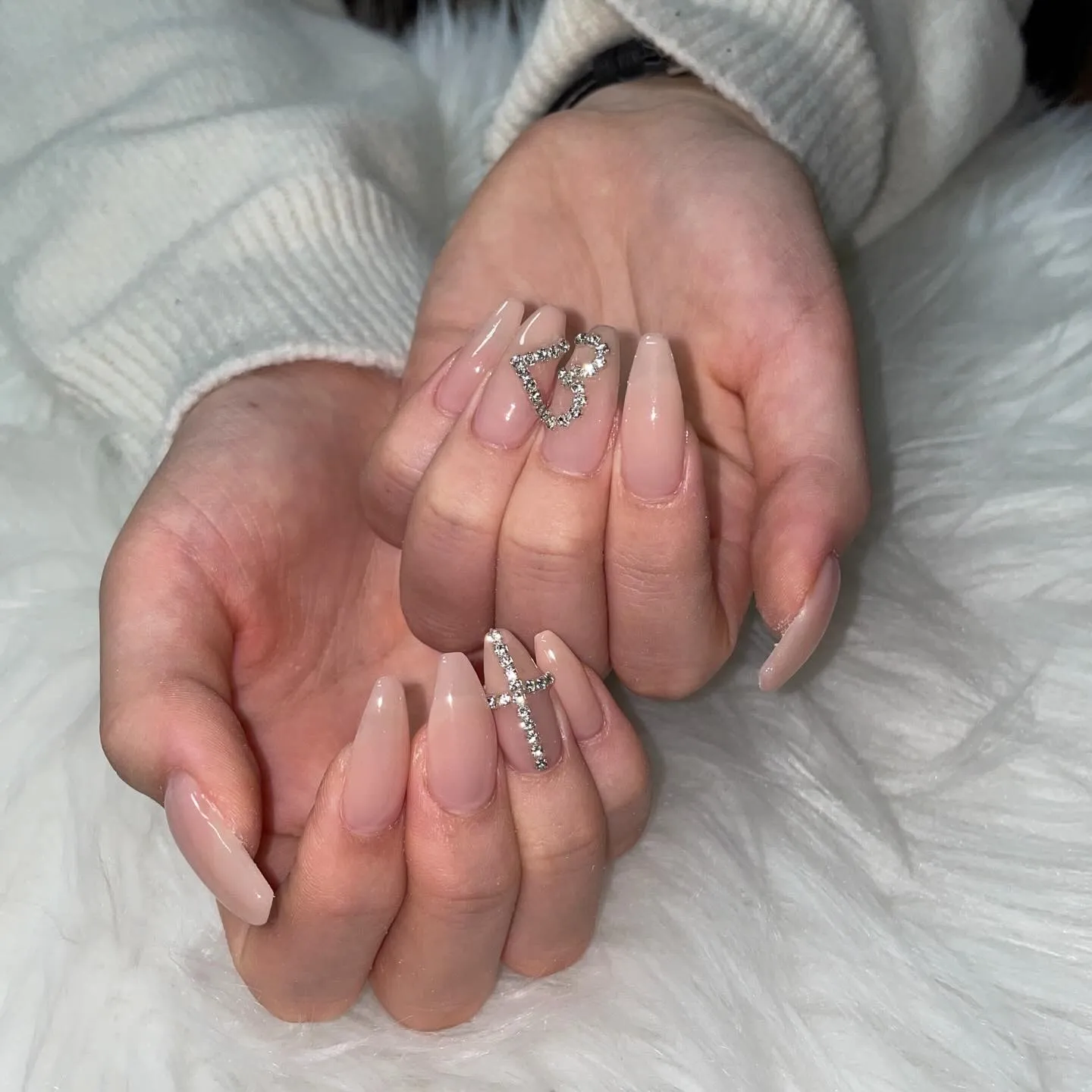 今流行りのチェーンハート💖